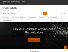 Tablet Screenshot of christmashomegifts.com